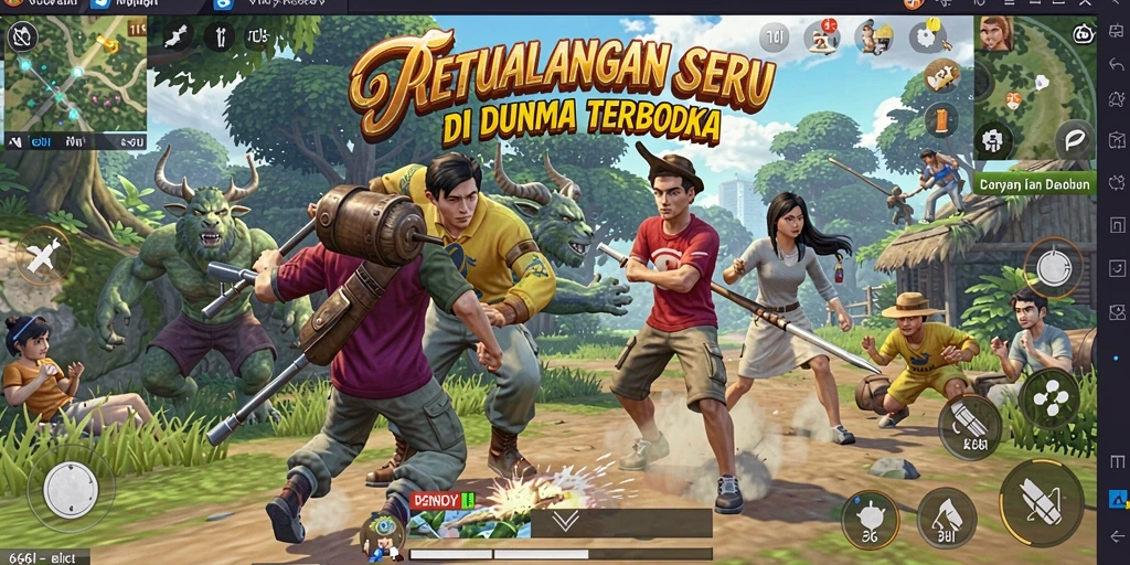 Gameplay menakjubkan dan petualangan seru di dunia terbuka.