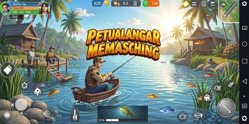 Tangkap ikan besar dengan berbagai teknik memancing di 8ZK.