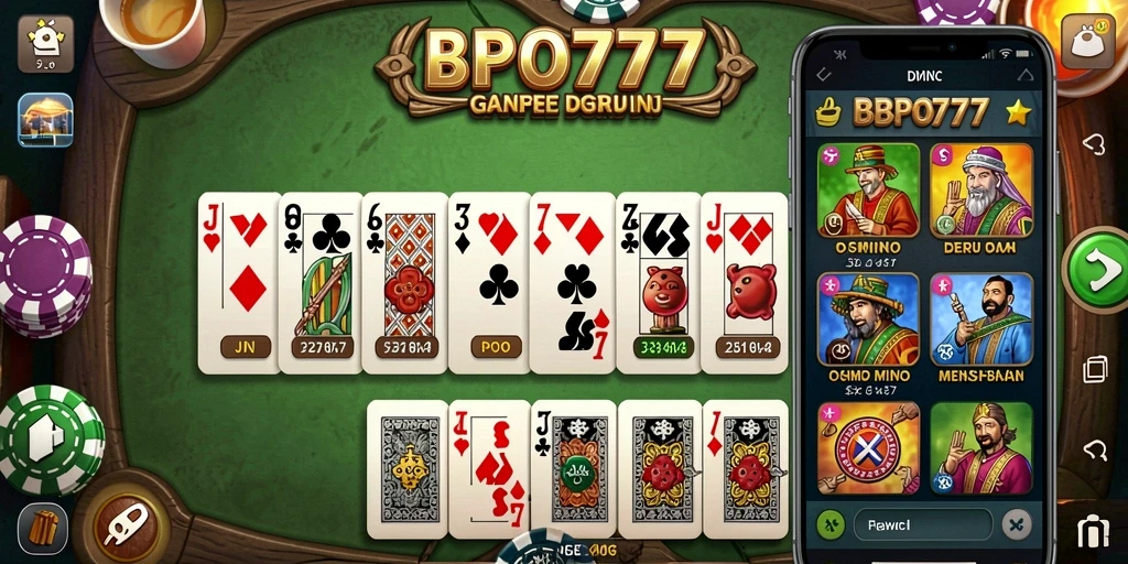 Tampilan gameplay BPO777 yang menarik dan seru.