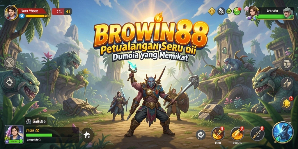 Tampilan gameplay BROWIN88 yang mendebarkan dan penuh petualangan.