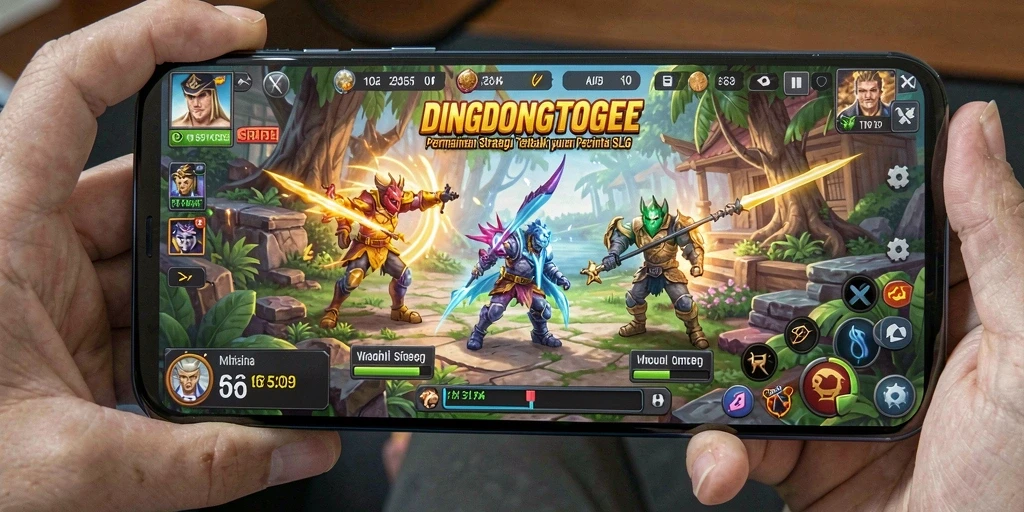 Tampilan gameplay seru di DINGDONGTOGEL dengan banyak strategi.