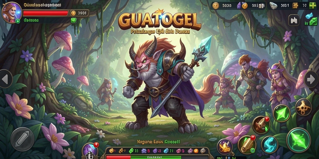 Tampilan menarik dari gameplay GUATOGEL yang penuh petualangan.