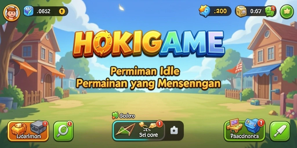 Tampilan gameplay HOKIGAME yang menarik dan penuh warna.