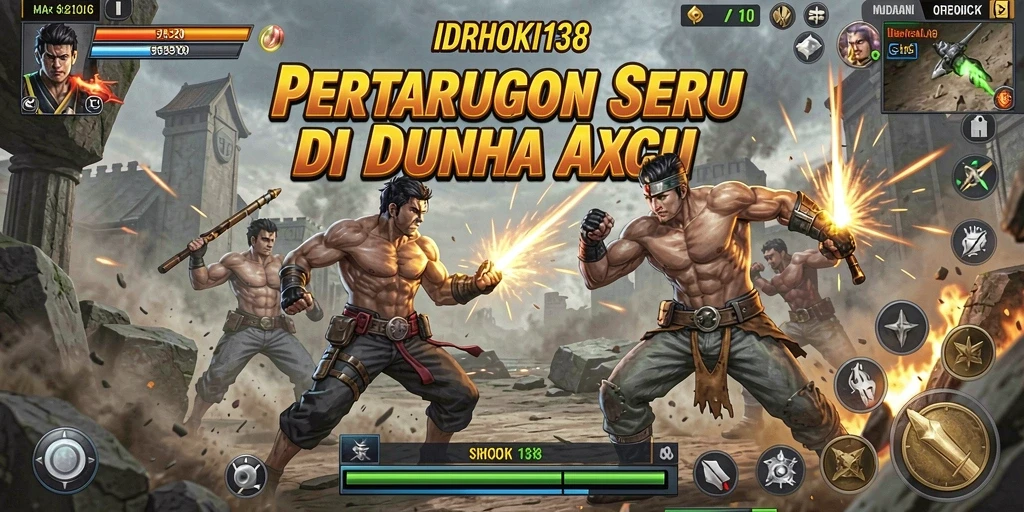 Menampilkan aksi seru dalam gameplay <strong>IDRHOKI138</strong>
