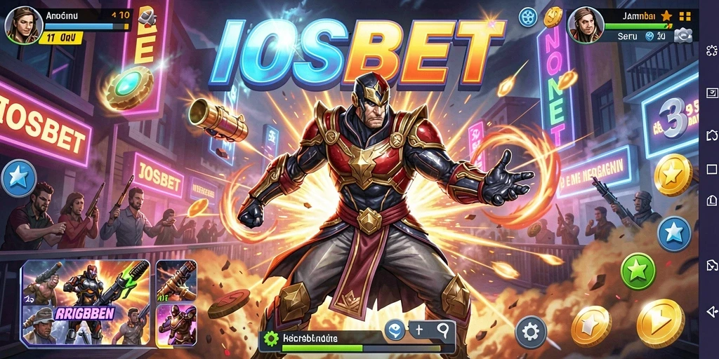 Screenshot IOSBET menampilkan gameplay Arcade yang seru dan interaktif.