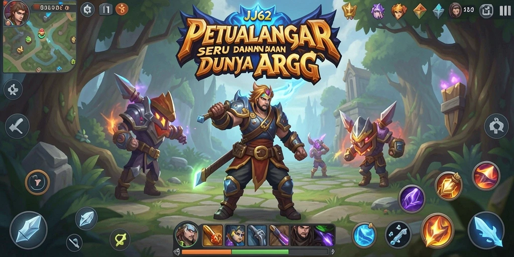 Tampilan gameplay dinamis dalam dunia ARPG yang menakjubkan.