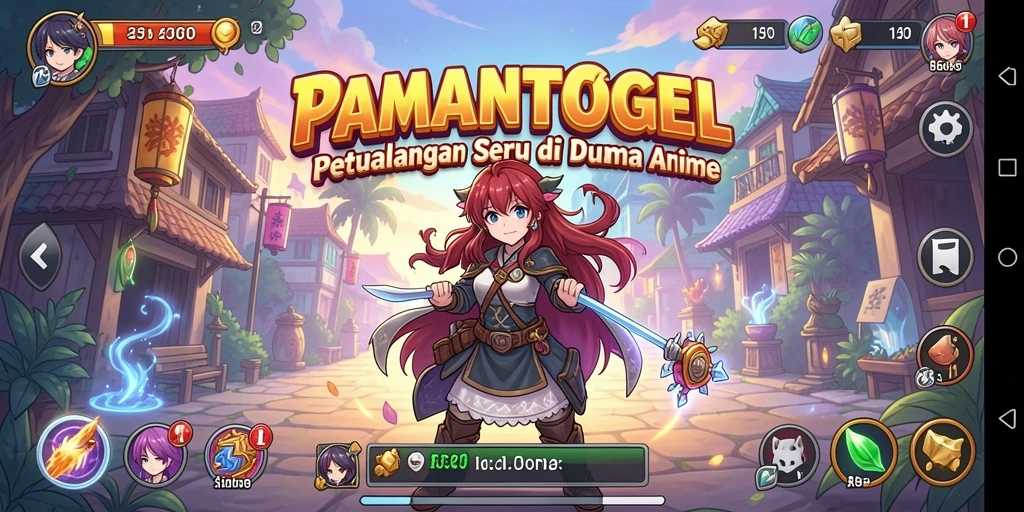Screenshot menampilkan gameplay dinamis PAMANTOGEL yang menarik.