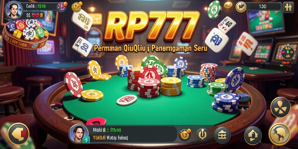 Tampilan screenshot RP777 menunjukkan gameplay QiuQiu yang seru.