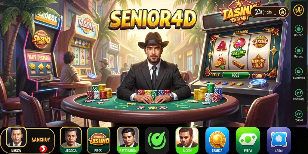 Screenshot menampilkan gameplay mendebarkan dengan antarmuka kasino.