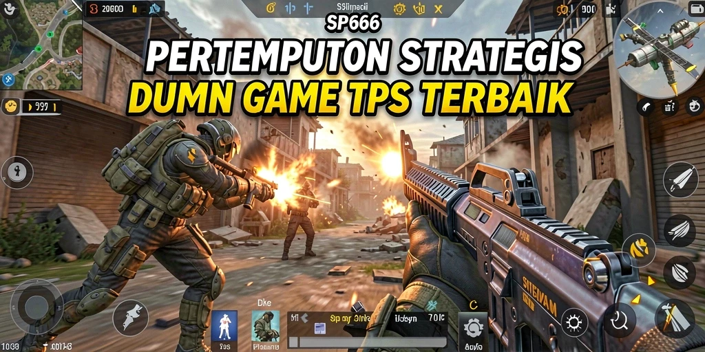Tampilan layar permainan SP666 yang intens dan mendebarkan saat bertempur.